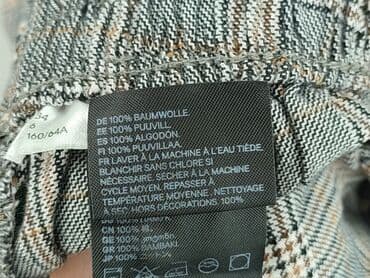 zara spodnie paperbag: Material trousers for women, size S — 8