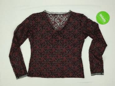czarne bluzki z koronką plus size: Жіноча блуза, розмір S — 4