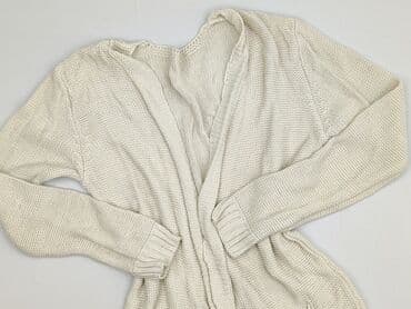 sweter z dużymi oczkami: Kardigan damski, M — 1