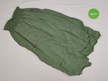 spodnie cargo szare pull and bear: Spodnie materiałowe damskie, rozmiar L — 3