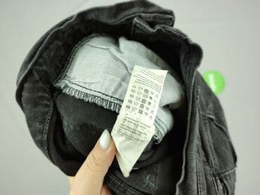 szare szerokie jeansy: DENIM JEANS, Jeansy damskie, rozmiar XL — 5