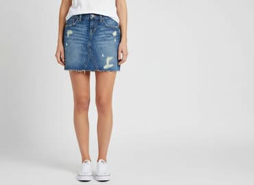 spodenko spódniczka jeans: Old Navy, Spódnica damska, rozmiar 2XS — 7