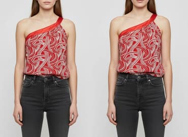 sukienka poliamid: Bluzka damska, rozmiar S — 7