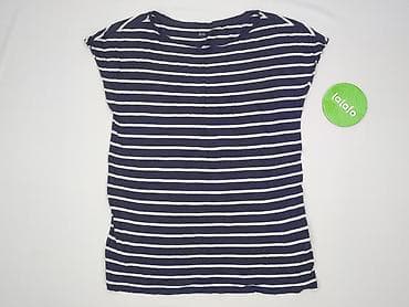 bluzki basic z dekoltem v: T-shirt damski, rozmiar L — 2