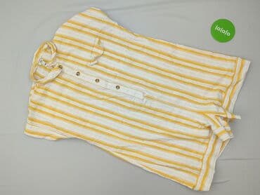 bluzka żółta w czarne paski: River Island, Koszula damska, rozmiar XL — 2