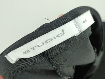 długie spodnie damskie dla wysokich: Studio, Spodnie materiałowe damskie, rozmiar 2XL — 4