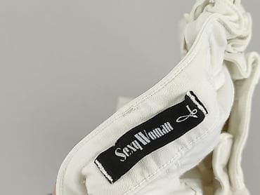 off white bluzki: Spodnie materiałowe damskie, rozmiar S — 4