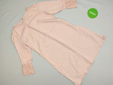 różowa sukienka z długim rękawem: Sukienka damska, rozmiar S — 2