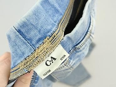 Spodnie jeansowe, C&A, 12 lat, 152, stan - Bardzo dobry — 4