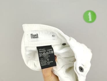 lagattini spodnie wyprzedaż: Flash, Spodnie 3/4 damskie, rozmiar L — 4