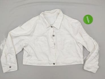 primark marynarki: Shein Curve, Kurtka jeansowa damska, 4XL — 3