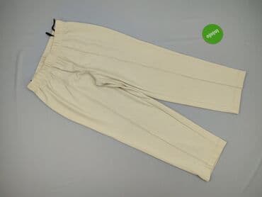 Women: Material trousers for women, size 3XL (EU 46) — 2