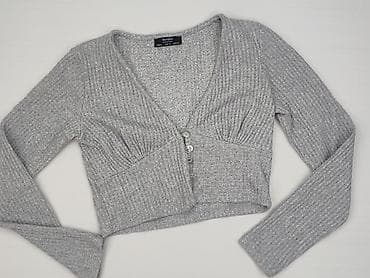 szara tunika: Bershka, Kardigan damski, rozmiar M — 1