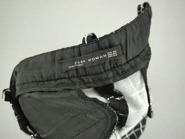 czarne satynowe spodnie zara: Zara, Spodnie materiałowe damskie, rozmiar XS — 4