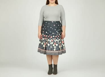 spódnice w grochy mango: Spódnica damska, rozmiar 4XL — 1