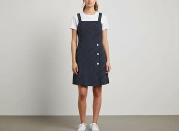 reserved sukienka niebieska w groszki: F&F, Sukienka damska, rozmiar M — 6