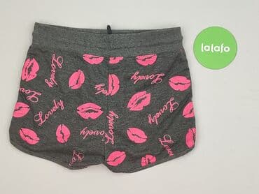 welurowy komplet dresowy krótkie spodenki: Szorty damskie, rozmiar S — 4