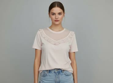 siateczkowy t shirty: LAMODA, T-shirt damski, rozmiar S — 1
