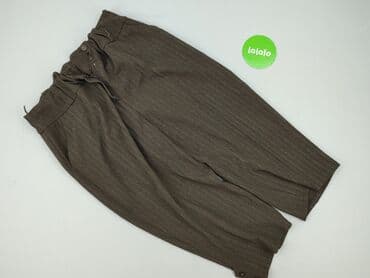 spódnice z talią paper bag: Spodnie materiałowe damskie, rozmiar XL — 2