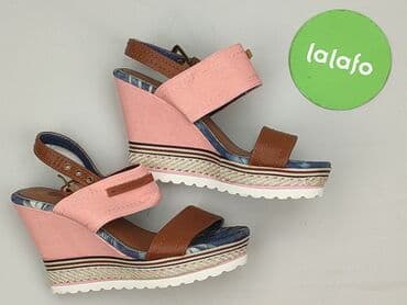 buty na koturnie w ccc: Sandały damskie, rozmiar 37 — 4