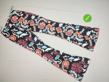 kwiaty z rajstop cena: Spodnie materiałowe damskie, S — 3