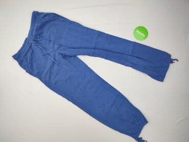 Women: Material trousers for women, size XL (EU 42) — 2