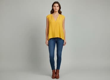 żółta bluzka reserved: Women's blouse, size M — 1