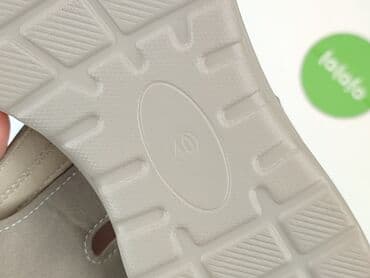 sandały skórzane z zakrytą piętą: Sandały damskie, rozmiar 40 — 5