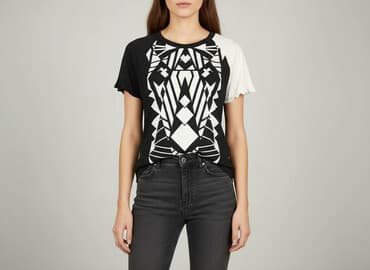 koszulka do garnituru damskiego: Miss Selfridge, T-shirt damski, rozmiar L — 6