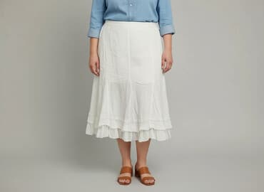 biała spódniczka tenisowa bershka: Spódnica damska, rozmiar 3XL — 6