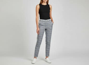 kombinezon narciarski damski aliexpress: Sinsay, Spodnie materiałowe damskie, rozmiar 2XS — 7