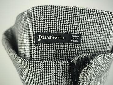 spodnie zara basic: Stradivarius, Spodnie materiałowe damskie, rozmiar M — 4