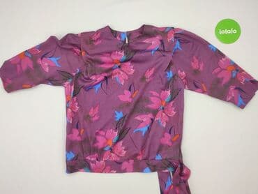 sweter z tiulowymi rękawami: Bluzka damska, L — 2