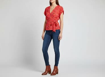 bluzka świąteczna damska pepco: Peacocks, Bluzka damska, rozmiar L — 7