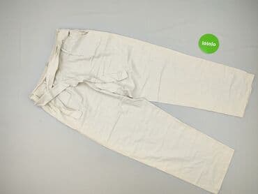 Women's Pants: Material trousers for women, size L — 2