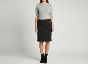 spódnice skórzane z cwiekami: Spódnica damska, rozmiar S — 1