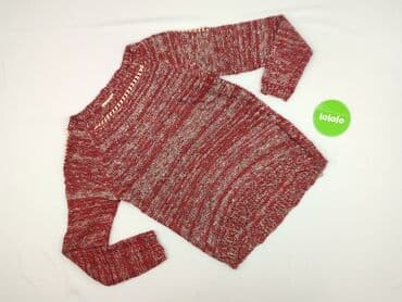 poliamid w swetrze: Red, Sweter damski, rozmiar One size — 2