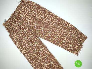 spodnie woskowane brązowe reserved: Shein, Women`s trousers, size 3XL (EU 46) — 2