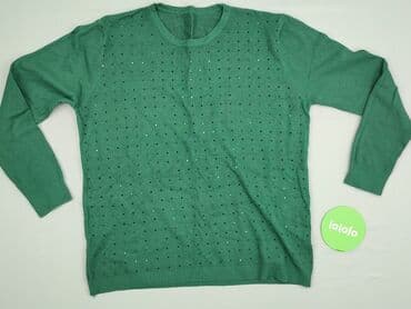 szmaragdowy sweter: Sweter damski, rozmiar M — 3