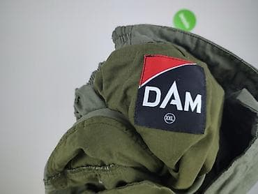 oversized: Spodnie męskie DAM – cargo, khaki, rozmiar XXL - Fason — 5
