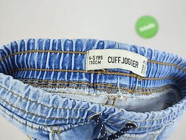 daddy jeans: Spodnie jeansowe, 4-5 lat, 110, stan - Bardzo dobry — 4