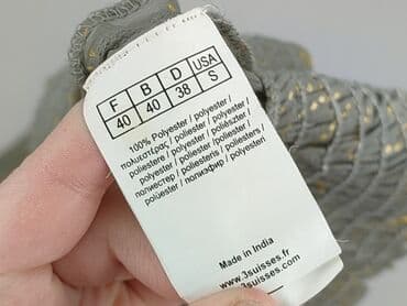 białe bluzki ze zlotym nadrukiem: Bluzka damska, rozmiar S — 4