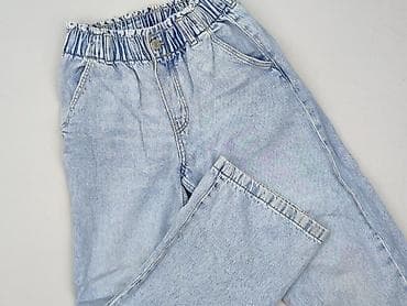 marynarka w paski h: Spodnie jeansowe, H&M, 10 lat, 140, stan - Bardzo dobry — 1