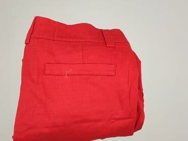 czerwone chinosy damskie: Spodnie materiałowe damskie, rozmiar L — 4