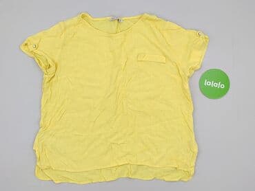 żółte bluzki z krótkim rękawem: QUIOSQUE, Bluzka damska, rozmiar L — 2