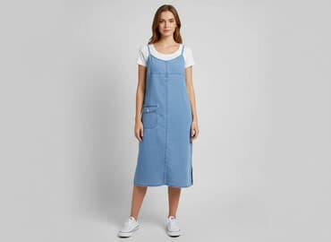 sukienki dżinsowe dla puszystych: Denim Collection, Sukienka damska, rozmiar L — 1