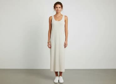 sukienki beżowe midi: Sinsay, Sukienka damska, rozmiar XS — 7