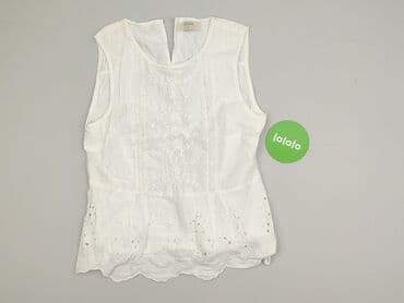 hm bluzki z krótkim rękawem: Cream, Bluzka damska, rozmiar S — 2