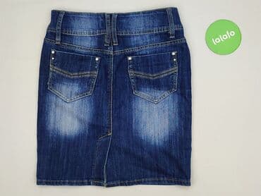 spódniczka dżinsowe z wysokim stanem: Spódnica damska, rozmiar S — 4