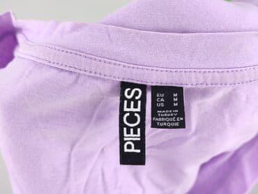 t shirt pod marynarkę: Pieces, T-shirt damski, rozmiar M — 4